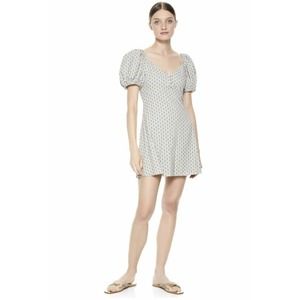 Alice and Olivia Dana Puff Sleeve Dress